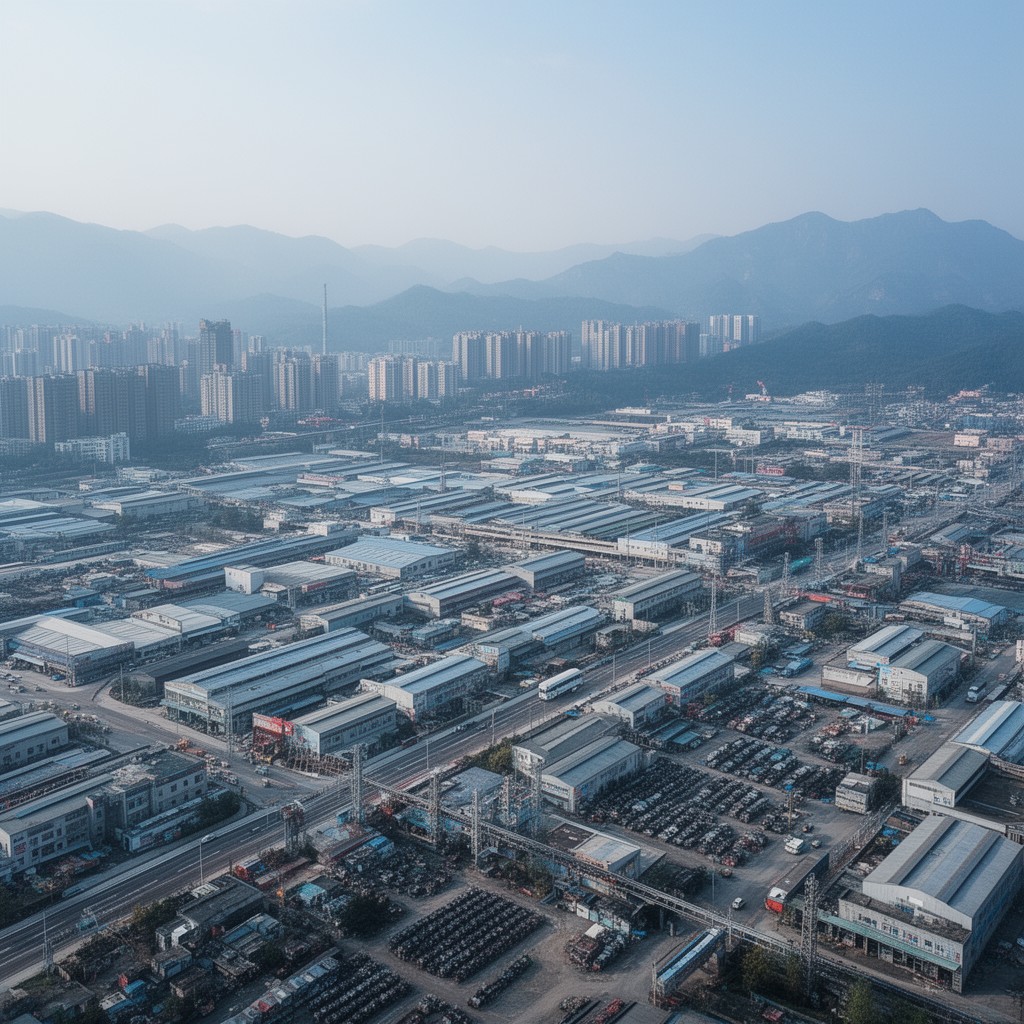 AI-generated illustration of Shenzhen Baoan District