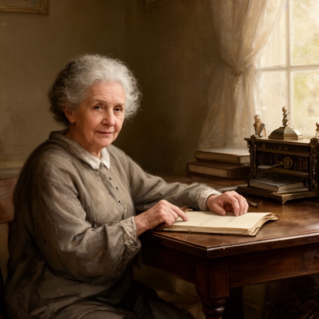 AI-generated illustration of Pauline Einstein