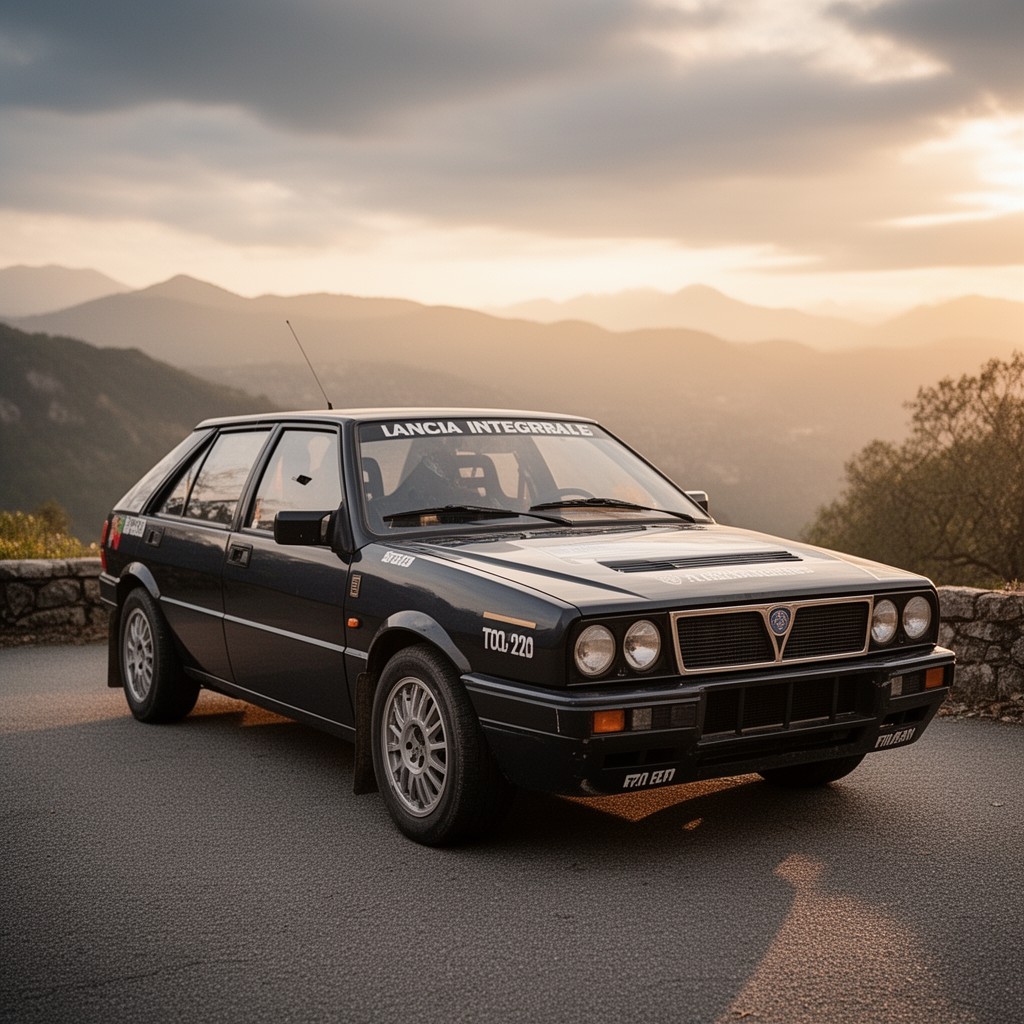 AI-generated illustration of Lancia Delta Integrale