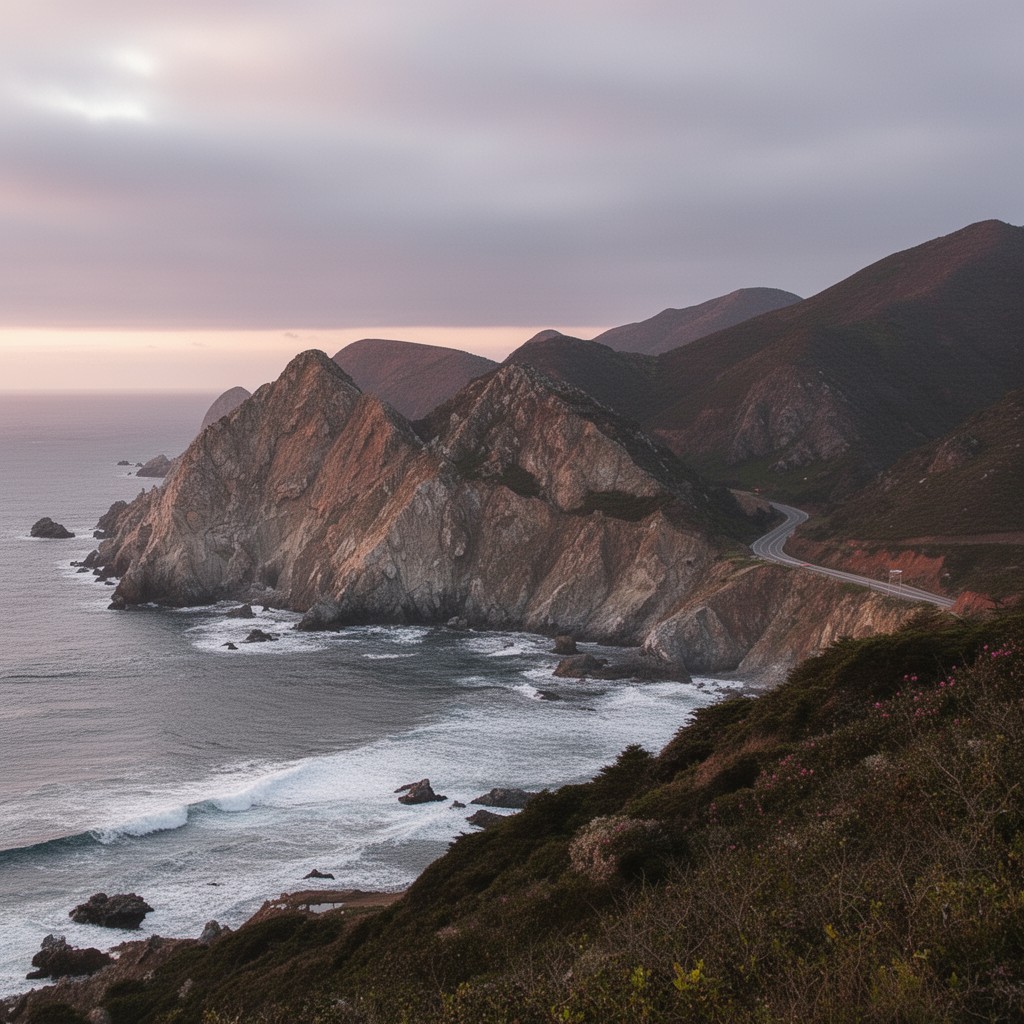 AI-generated illustration of Point Sur