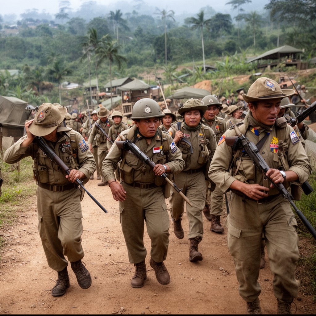AI-generated illustration of Philippine Scouts