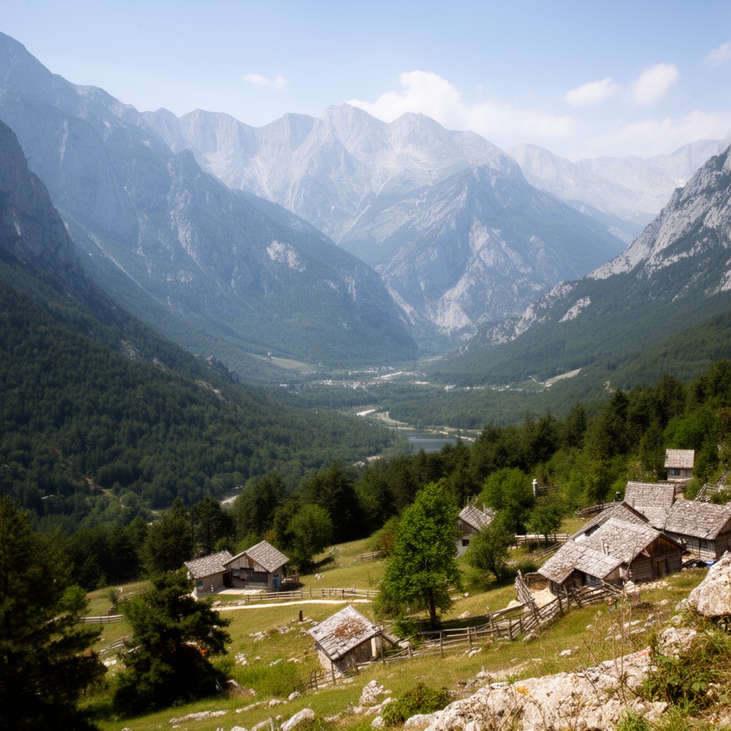 AI-generated illustration of Lika region