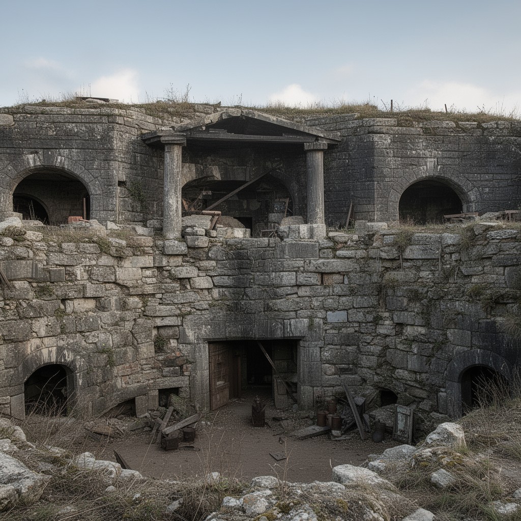 AI-generated illustration of Fort Vaux