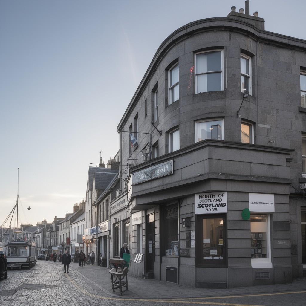 AI-generated illustration of North of Scotland Bank