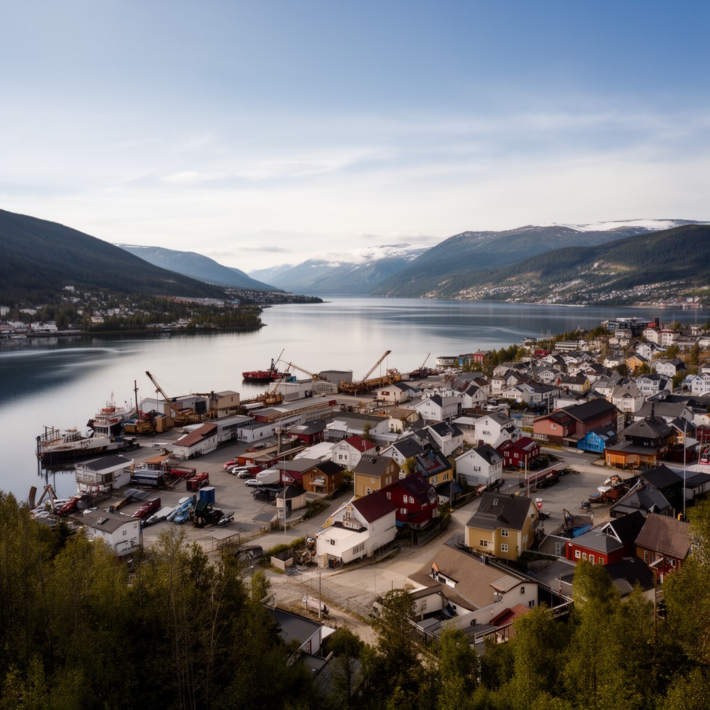 AI-generated illustration of Namsos
