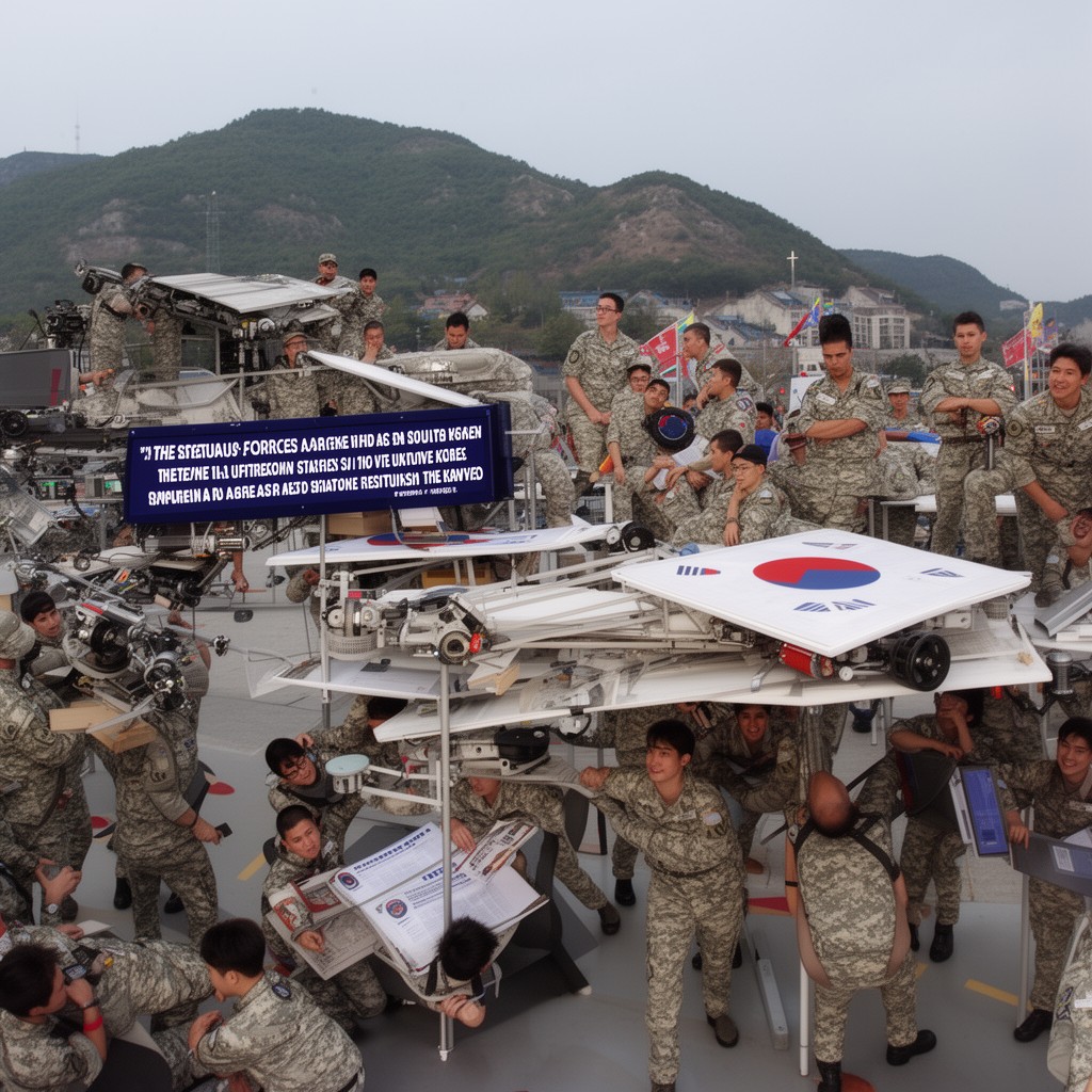 AI-generated illustration of Status of Forces Agreement between the United States and South Korea