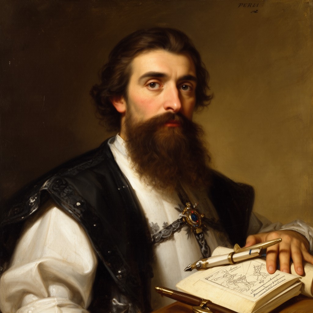 AI-generated illustration of Lope García de Castro