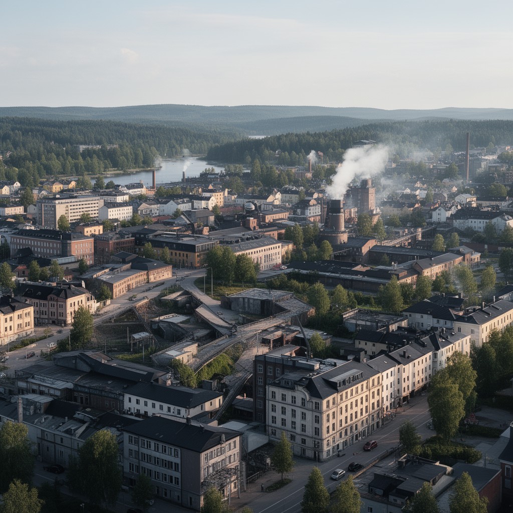 AI-generated illustration of Örebro County