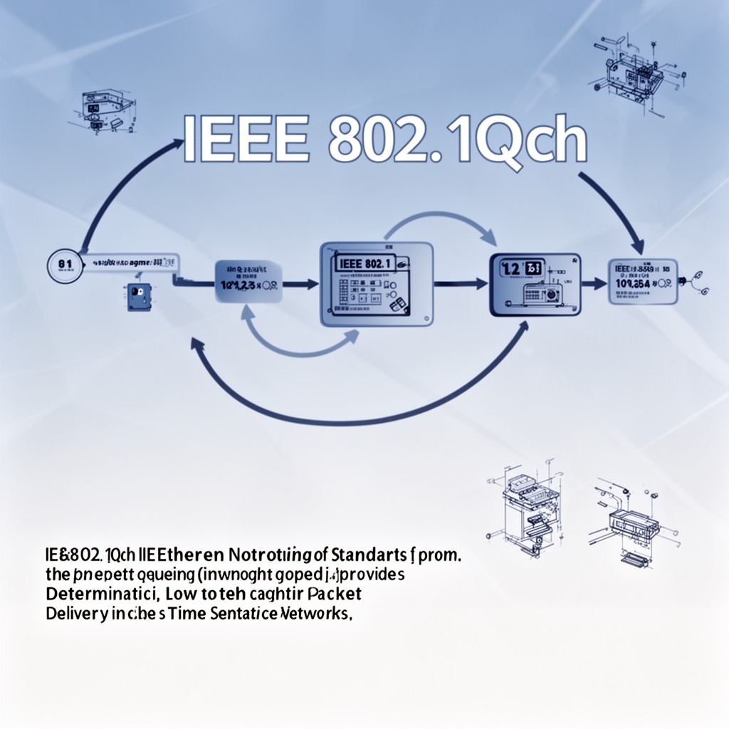 AI-generated illustration of IEEE 802.1Qch