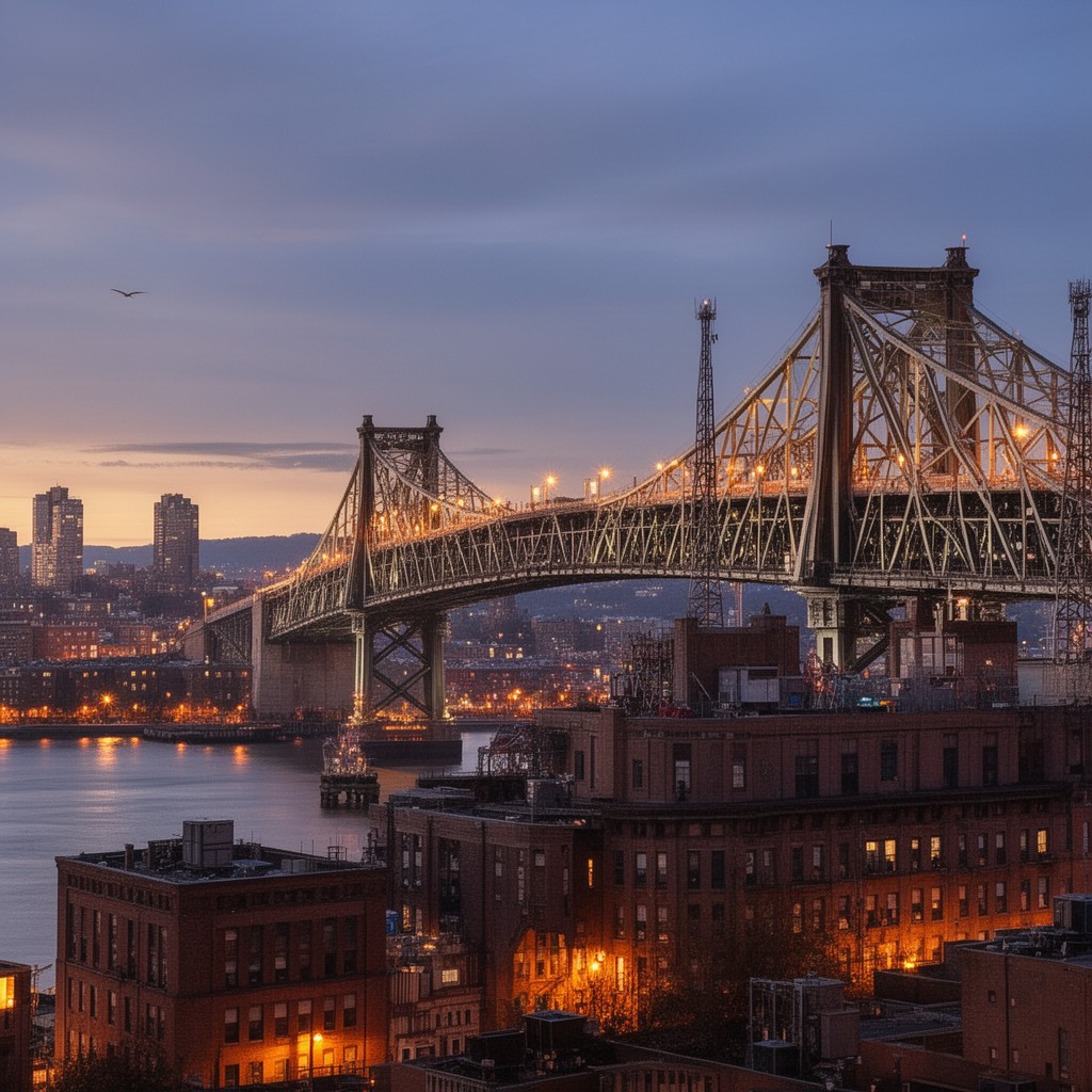 AI-generated illustration of Maurice J. Tobin Memorial Bridge