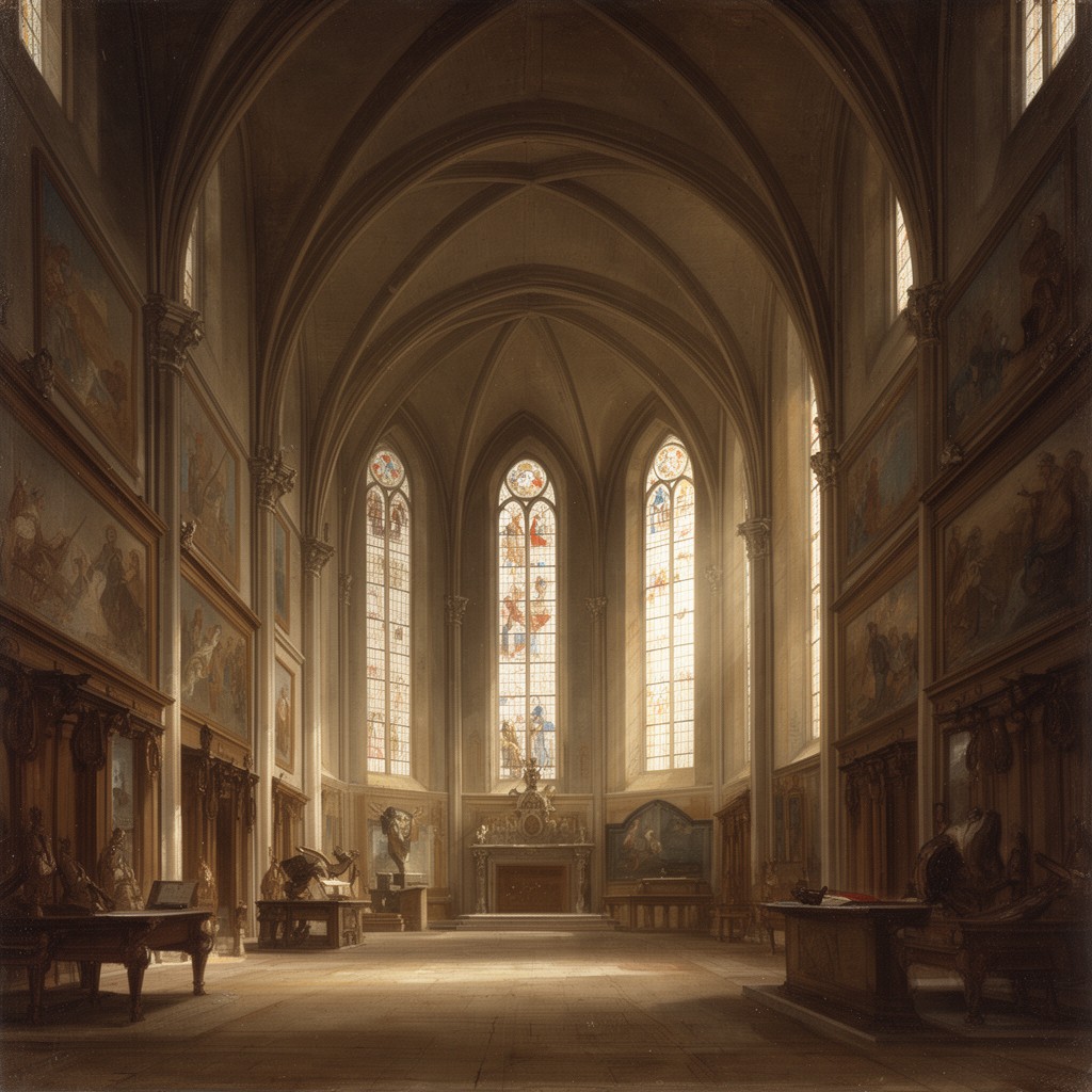 AI-generated illustration of Pieter Saenredam