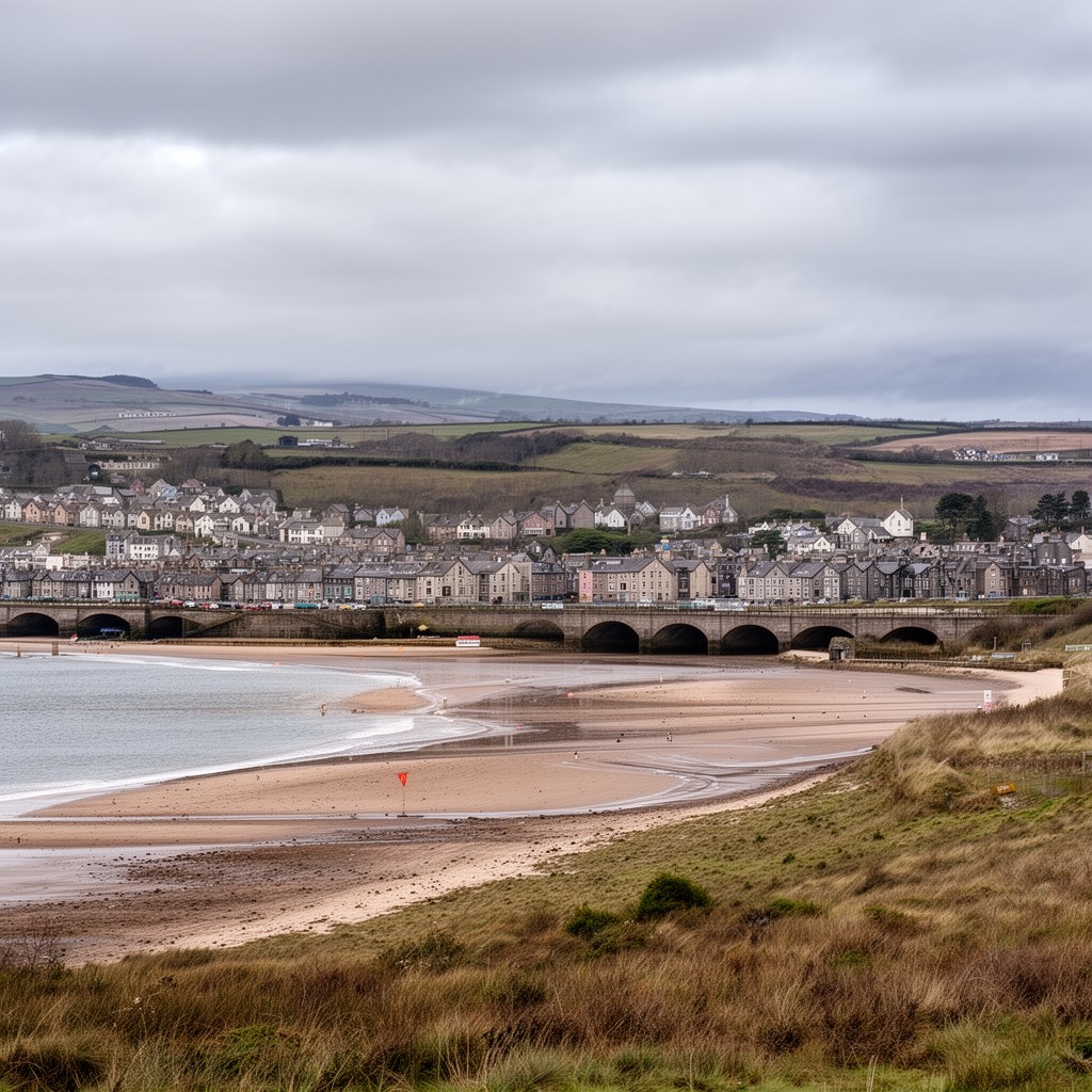 AI-generated illustration of Montrose, Angus, Scotland