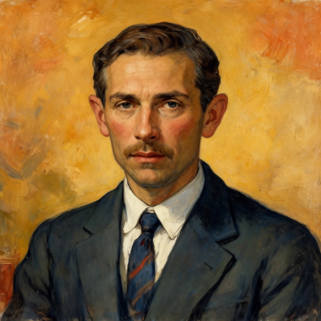 AI-generated illustration of Clovis Gauguin