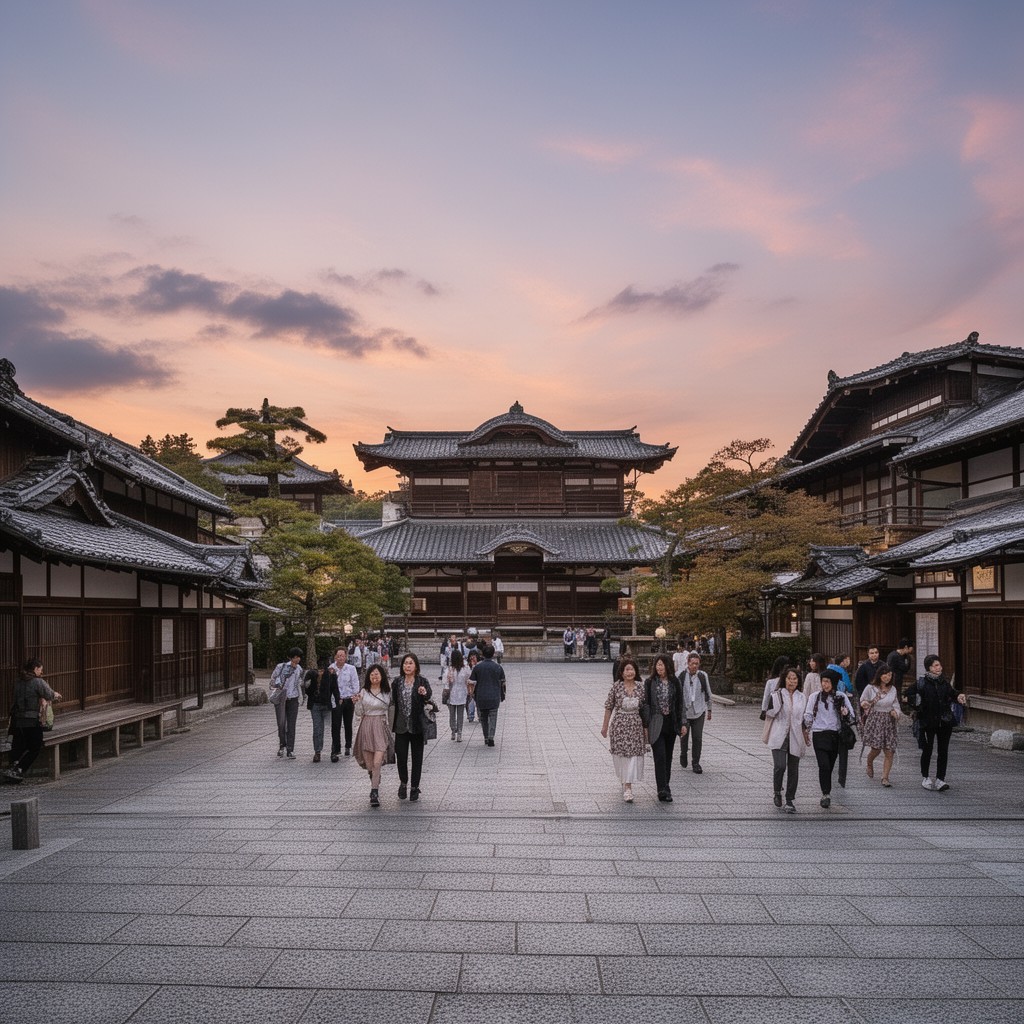 AI-generated illustration of Kyoto