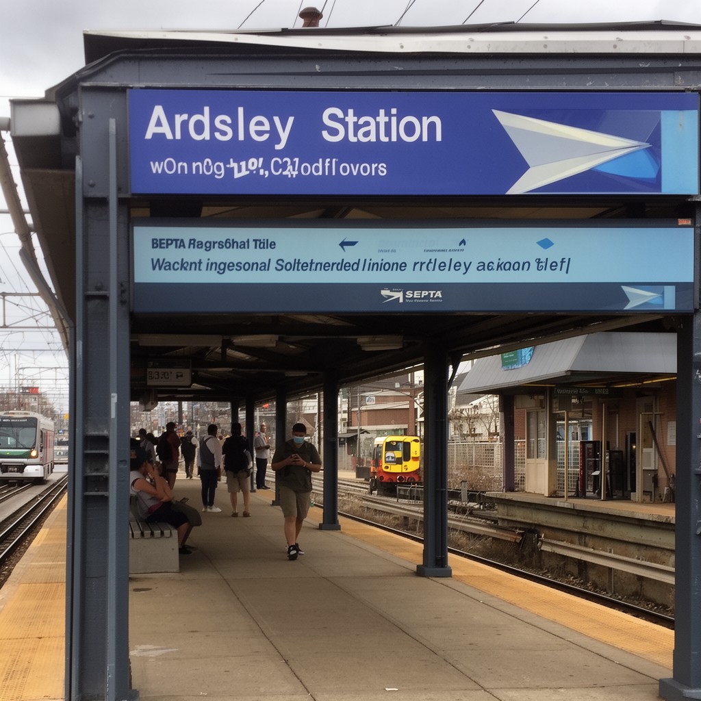 AI-generated illustration of Ardsley station
