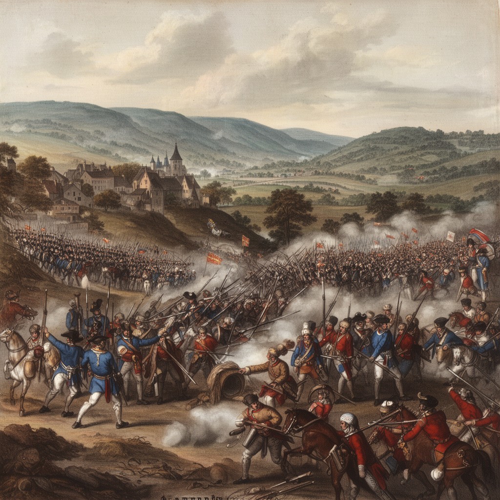AI-generated illustration of Battle of Zierenberg