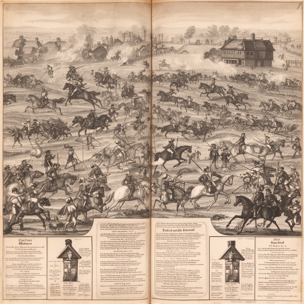AI-generated illustration of Battle of Emsdorf