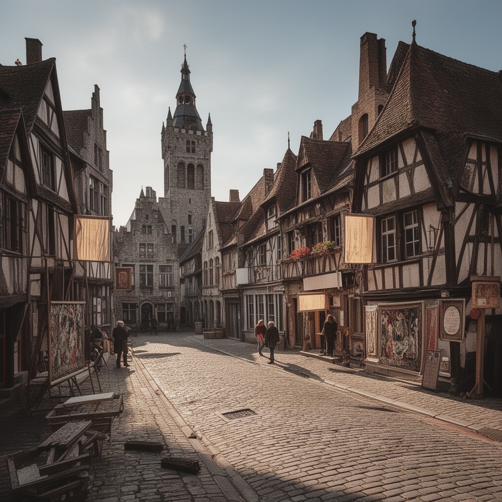 AI-generated illustration of Oudenarde