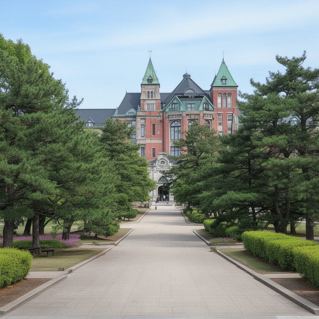 AI-generated illustration of Hokkaido University