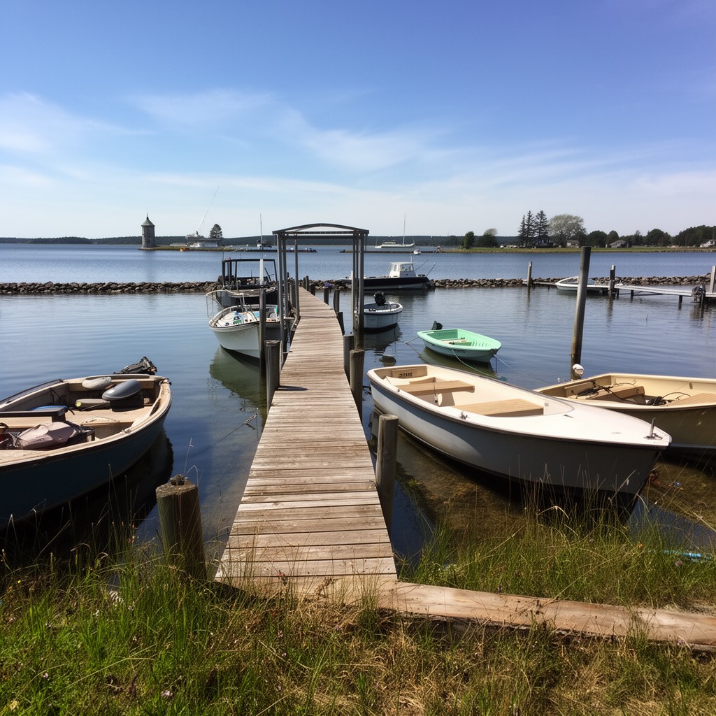 AI-generated illustration of Jackson Harbor