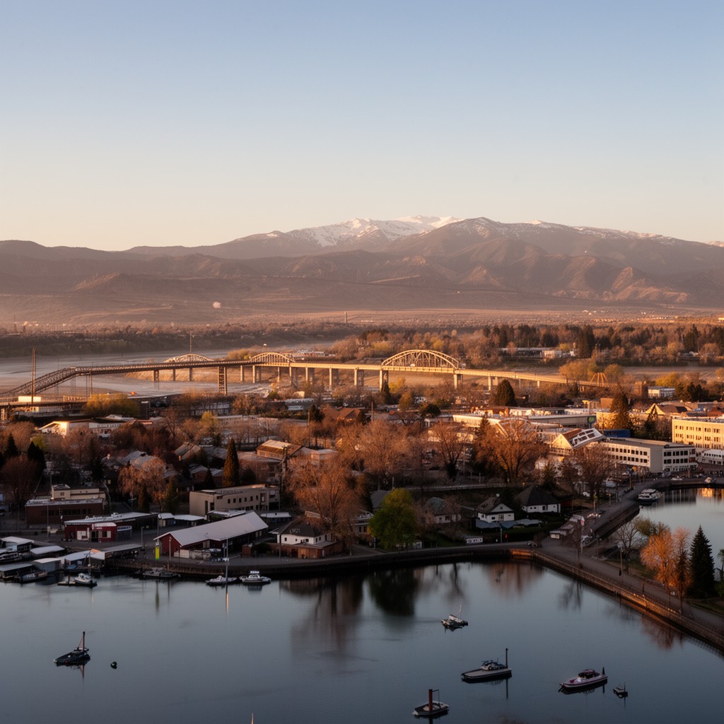 AI-generated illustration of Kennewick, Washington