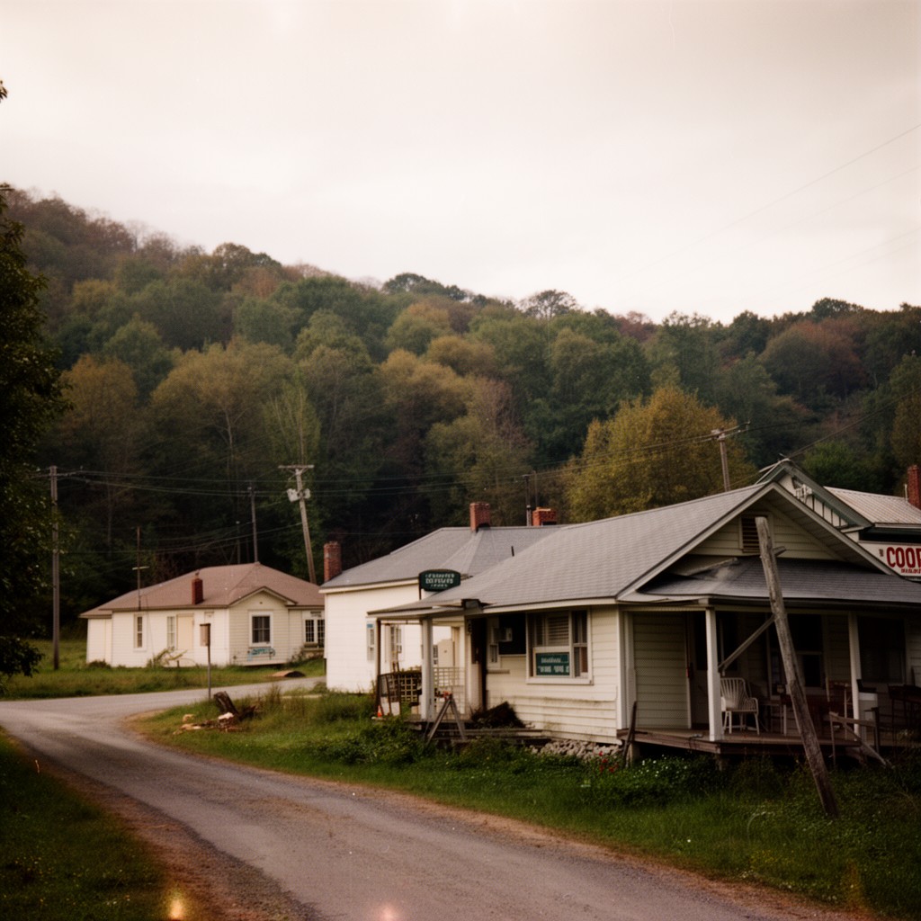 AI-generated illustration of Coopers, West Virginia