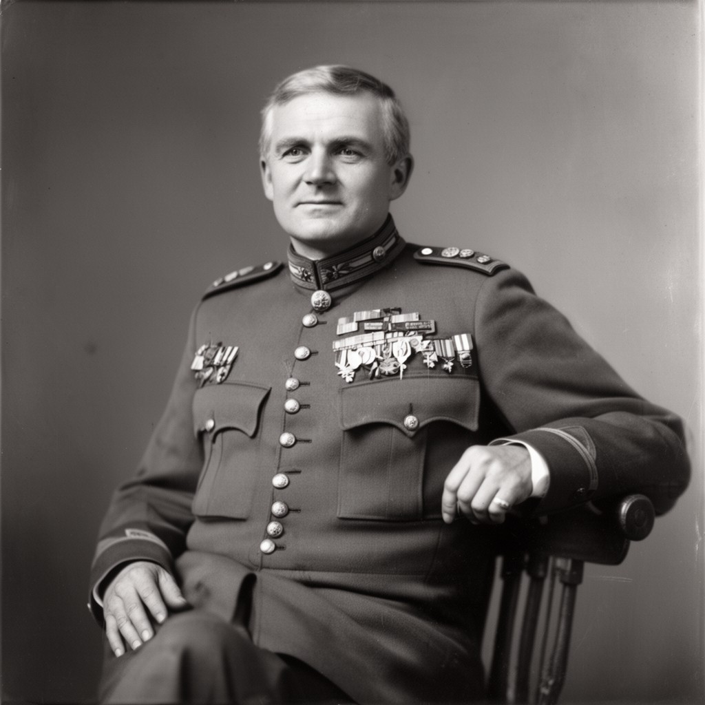 AI-generated illustration of Frederick Dent Grant