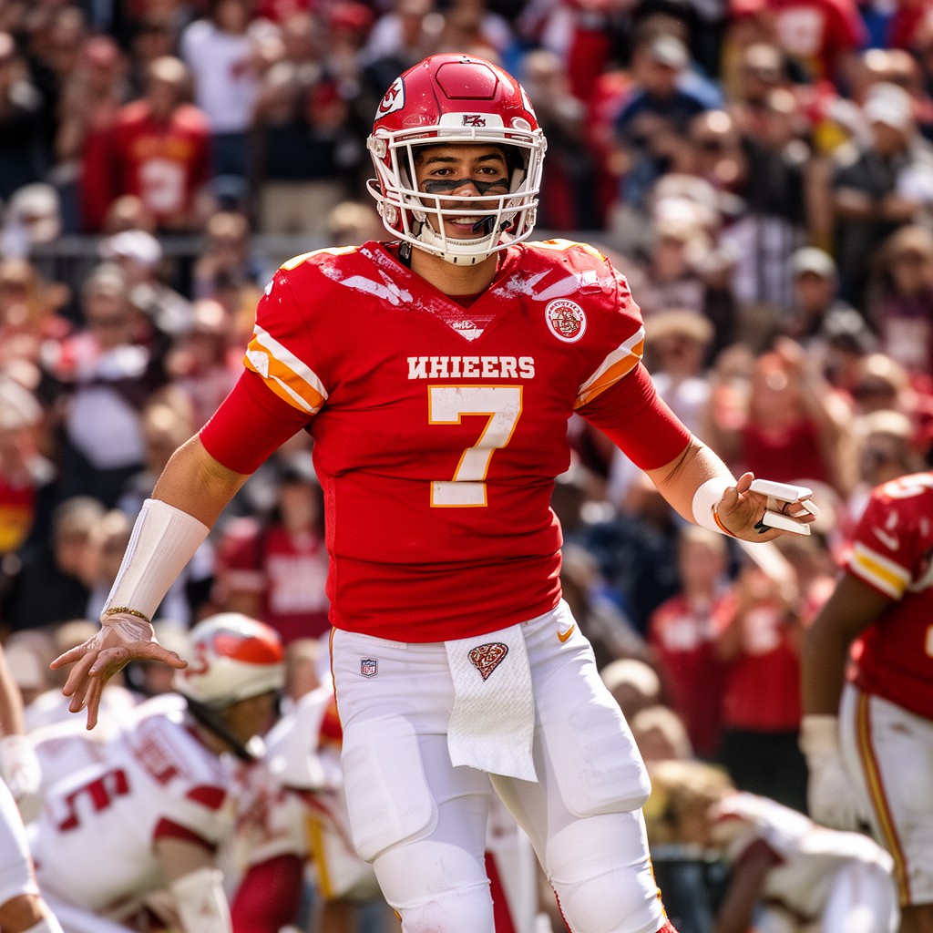 AI-generated illustration of Patrick Mahomes