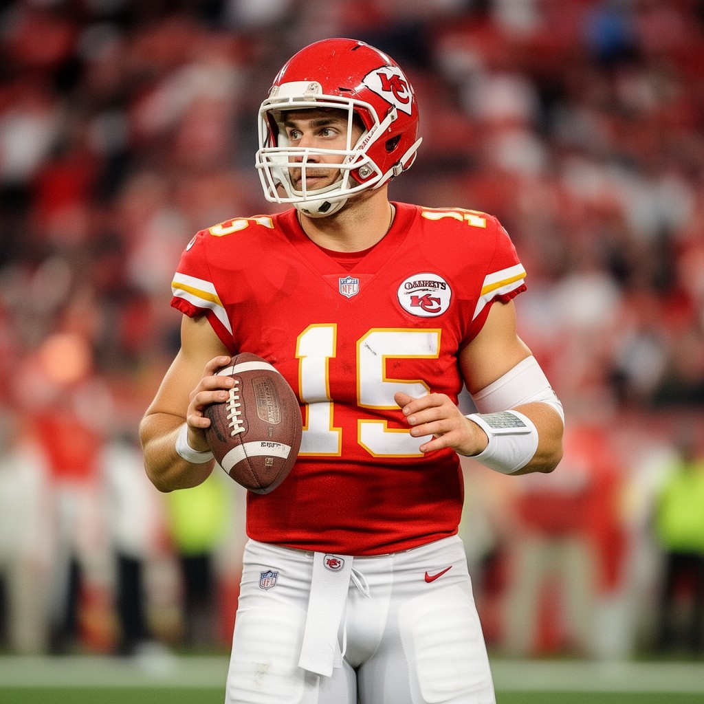 AI-generated illustration of Travis Kelce