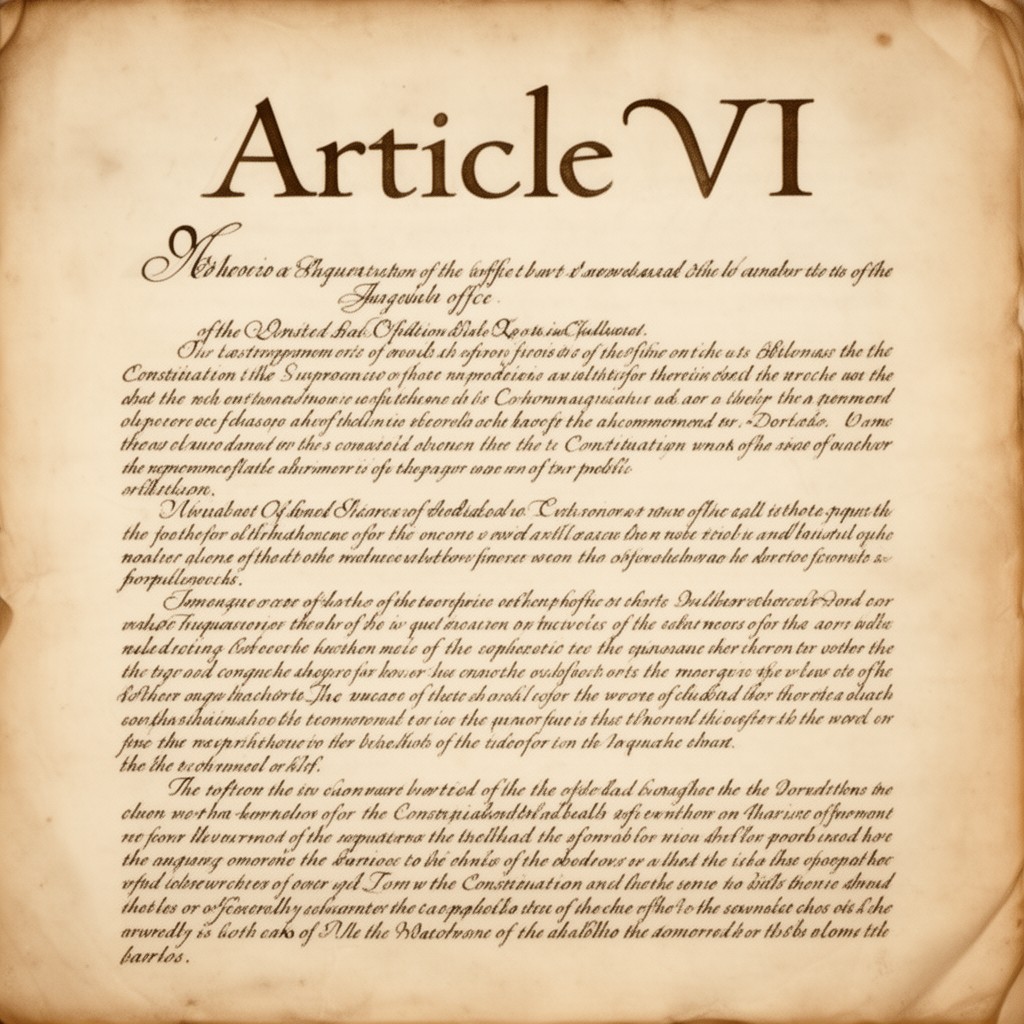 AI-generated illustration of Article VI