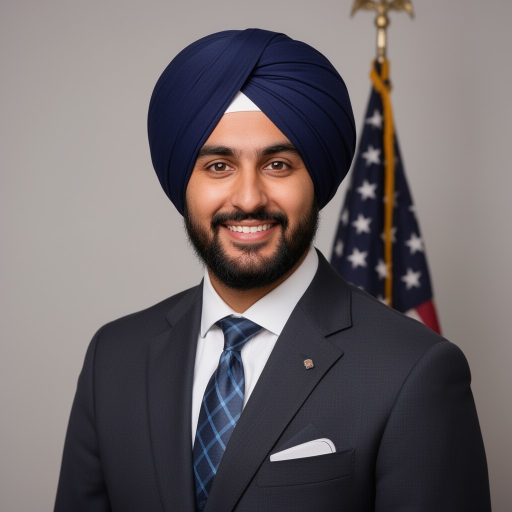 AI-generated illustration of Ravi Bhalla