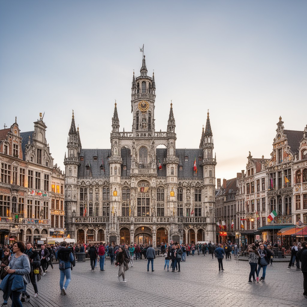 AI-generated illustration of Grand-Place