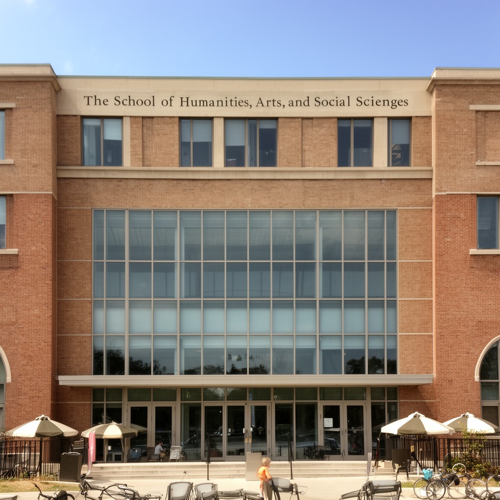 AI-generated illustration of School of Humanities, Arts, and Social Sciences