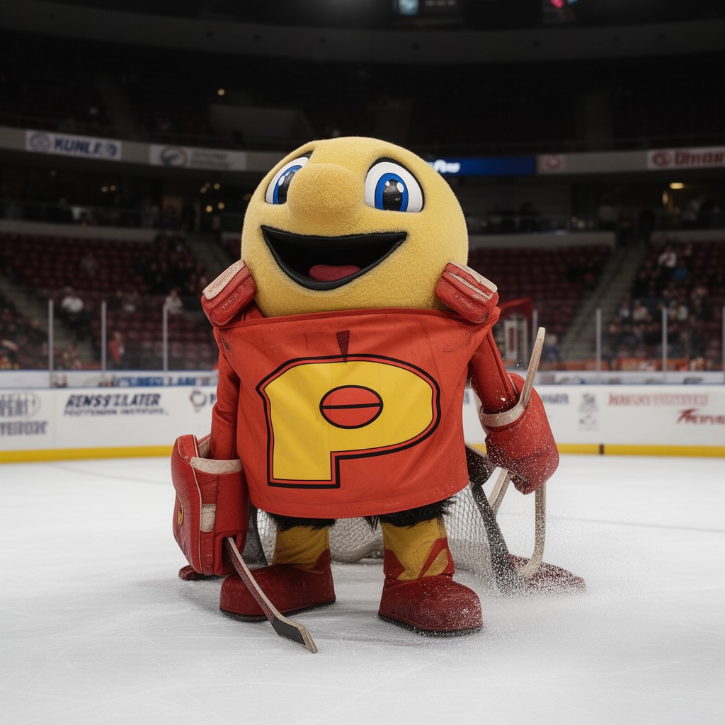 AI-generated illustration of Puckman
