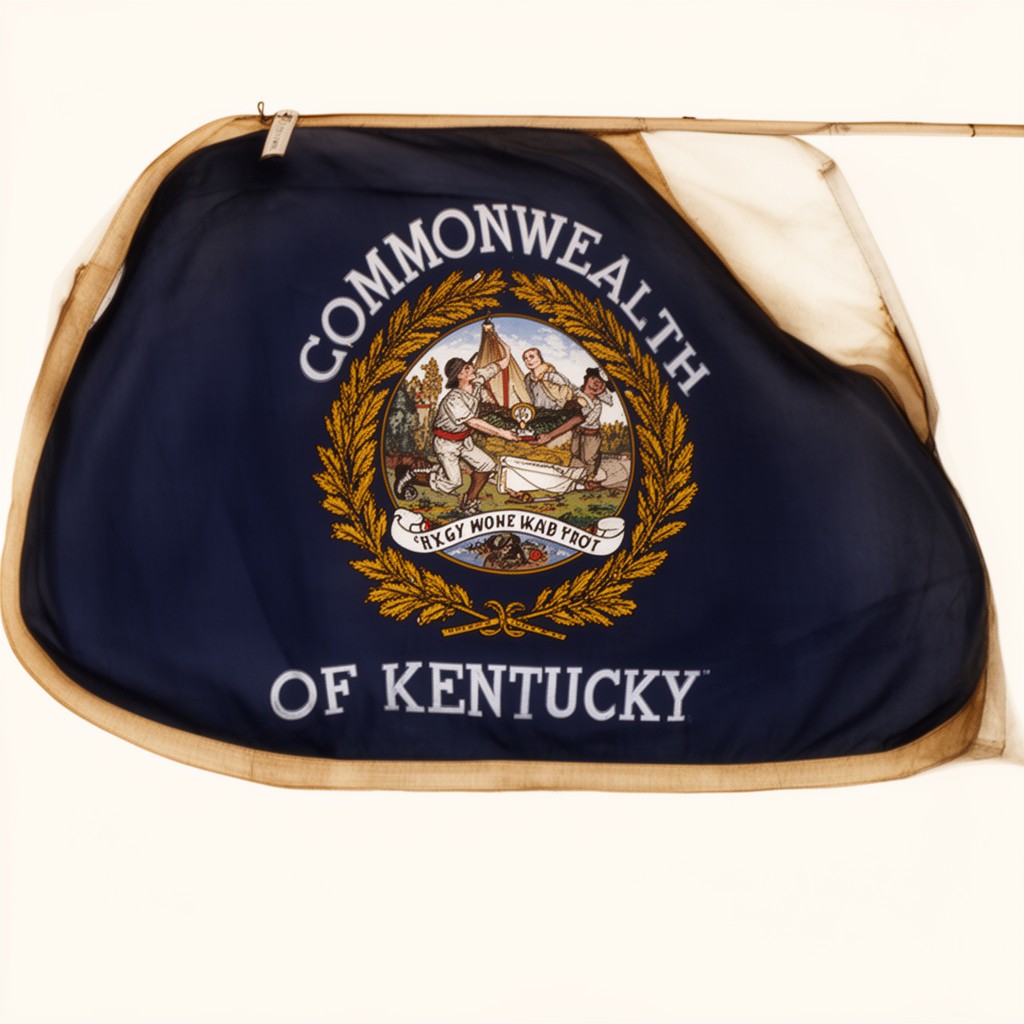 AI-generated illustration of Flag of Kentucky