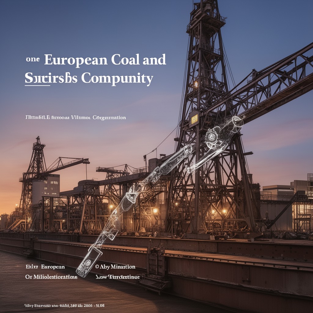 AI-generated illustration of European Coal and Steel Community