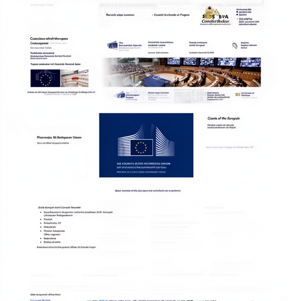 AI-generated illustration of Council of the European Union