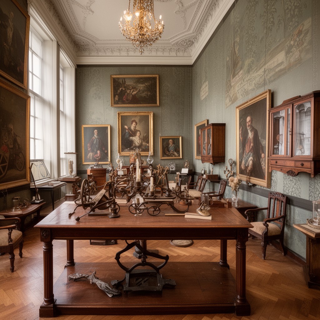 AI-generated illustration of Teylers Museum