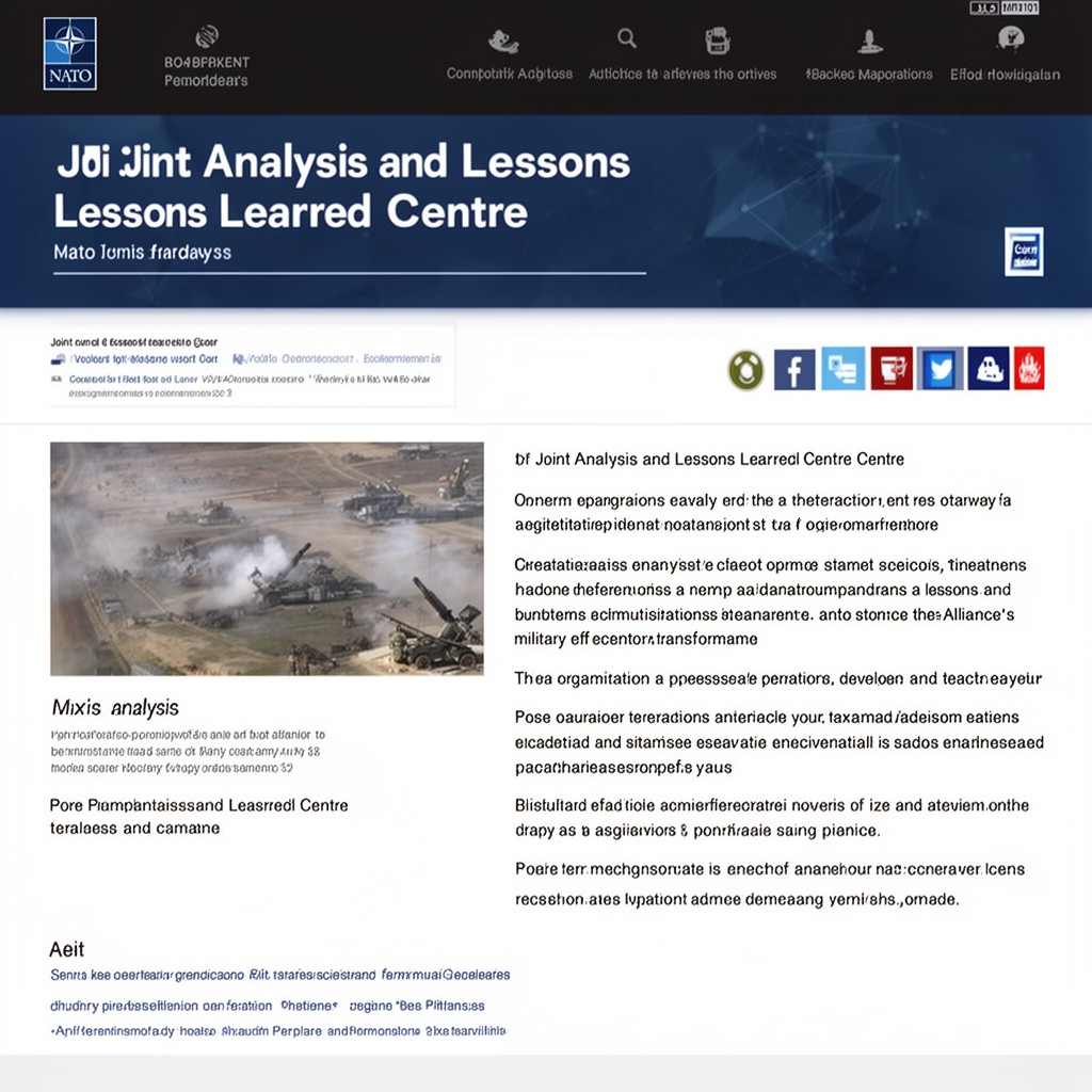 AI-generated illustration of Joint Analysis and Lessons Learned Centre