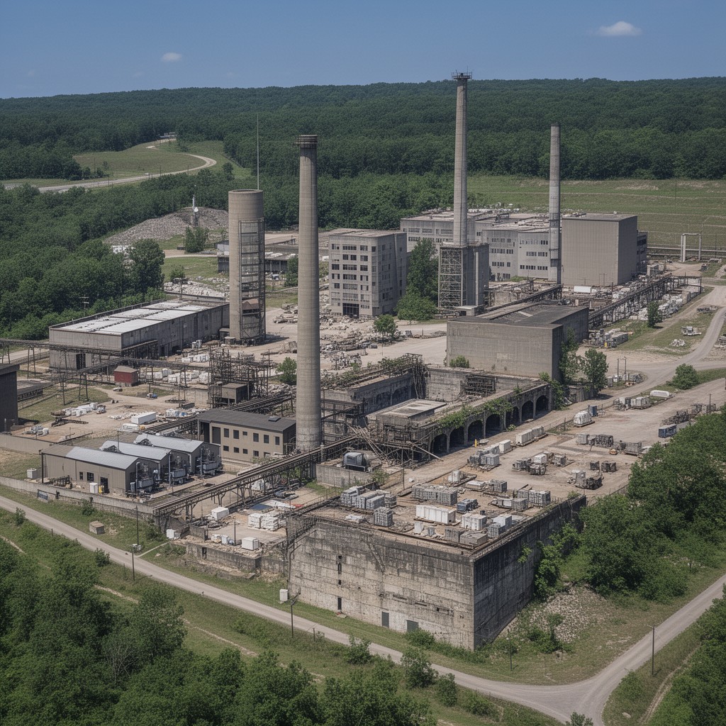 AI-generated illustration of Weldon Spring Ordnance Works