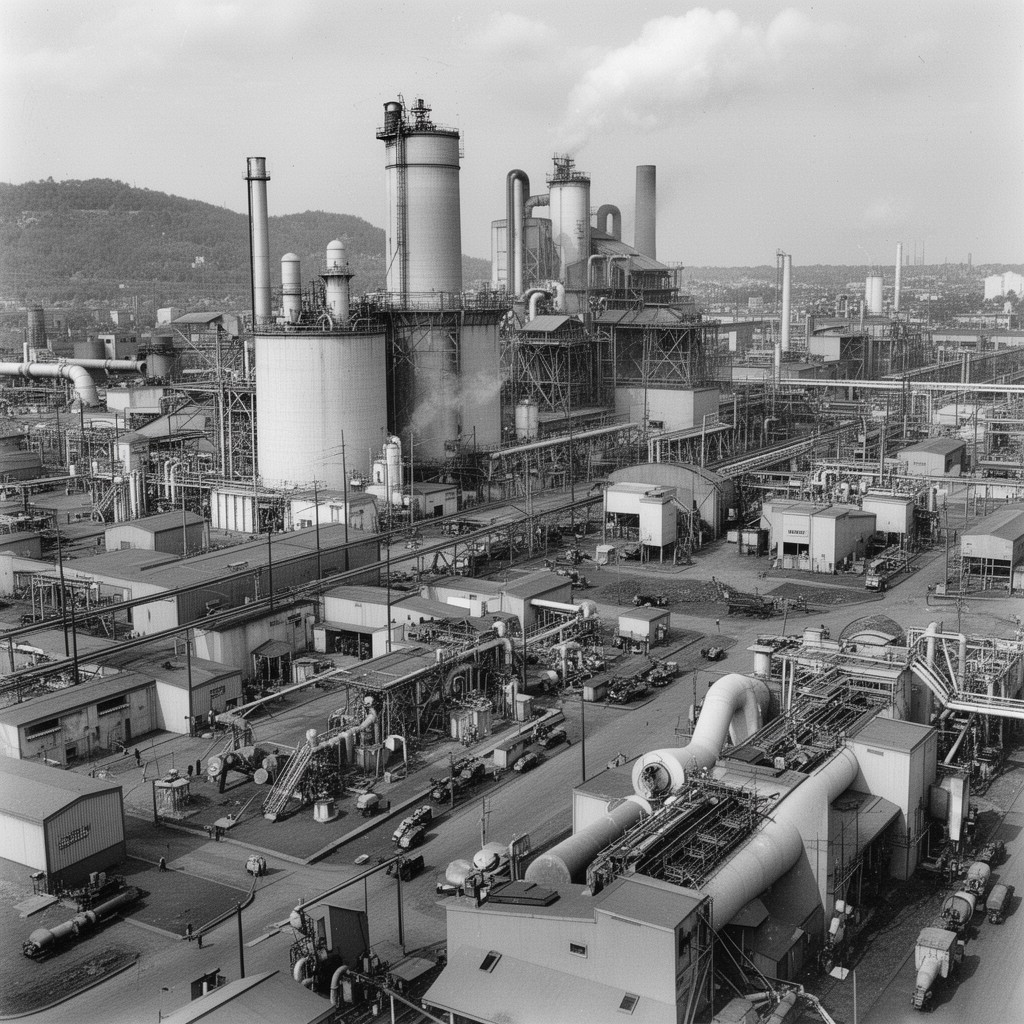 AI-generated illustration of Linde Air Products uranium facilities