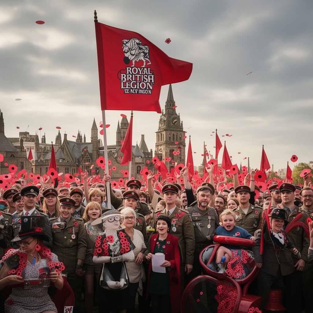 AI-generated illustration of Royal British Legion