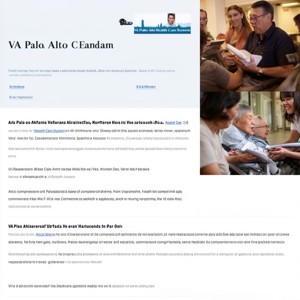 AI-generated illustration of VA Palo Alto Health Care System