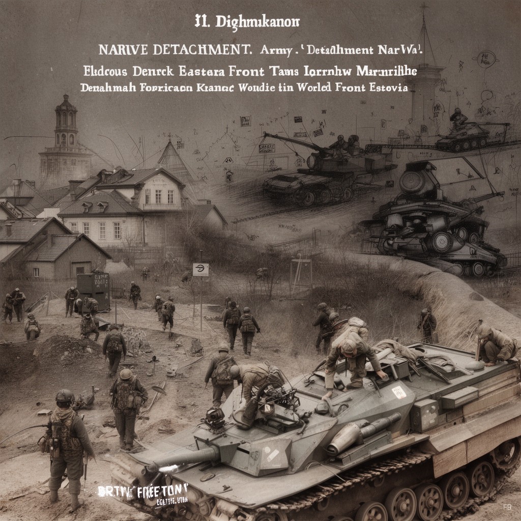 AI-generated illustration of Army Detachment Narva