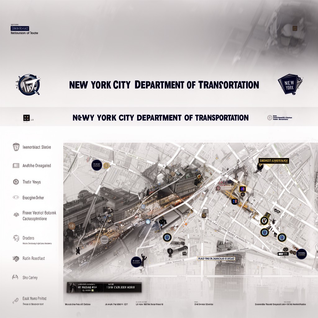 AI-generated illustration of New York City Department of Transportation