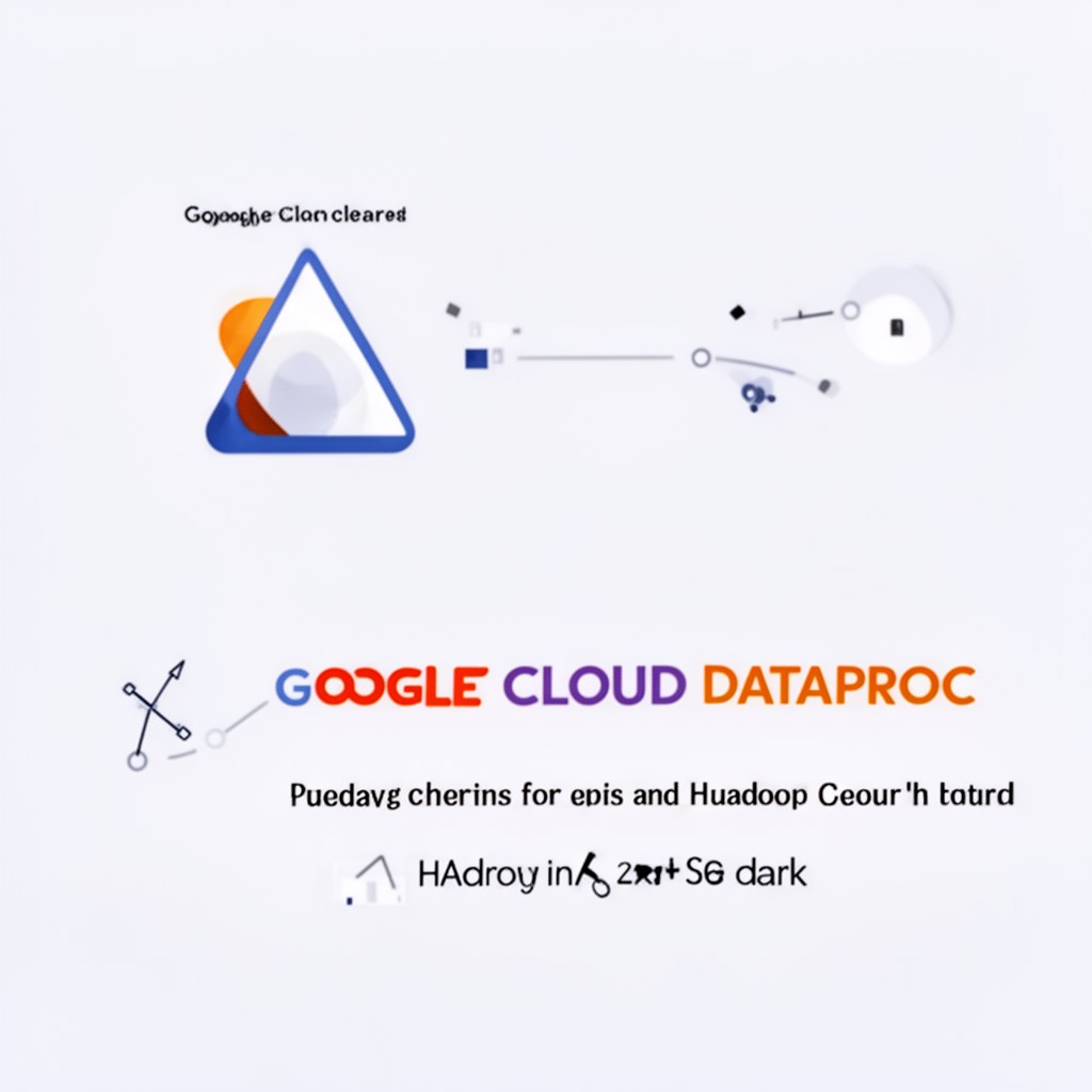 AI-generated illustration of Google Cloud Dataproc