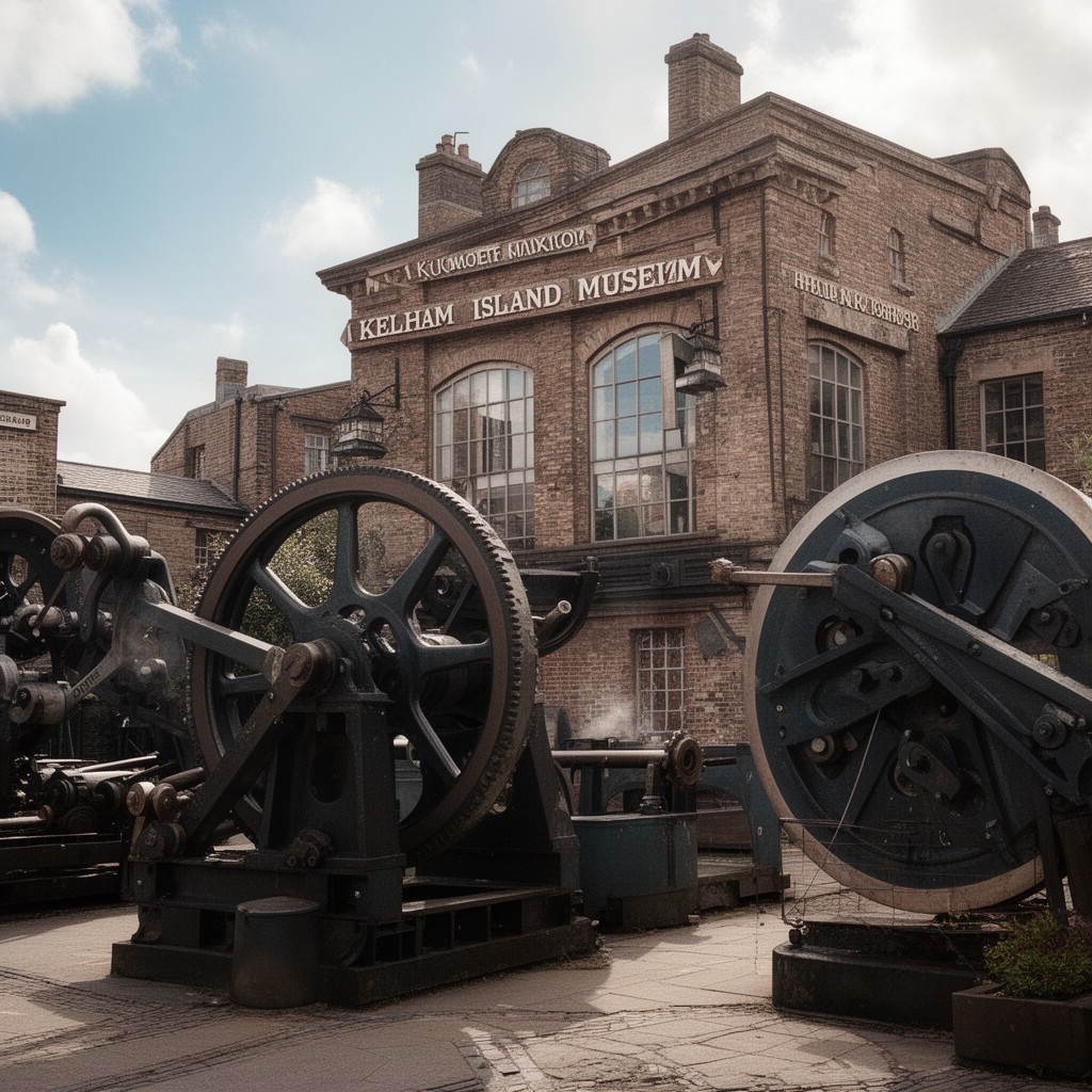 AI-generated illustration of Kelham Island Museum