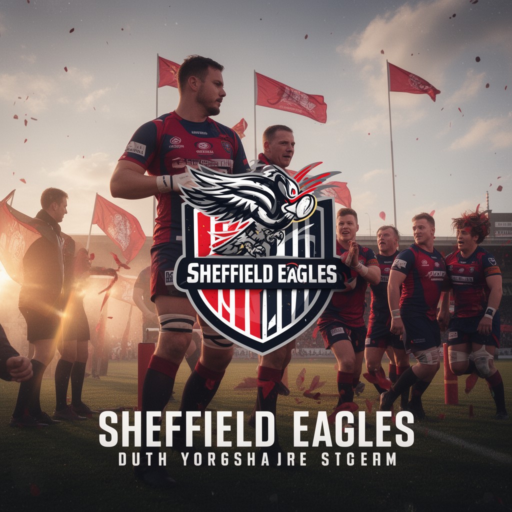 AI-generated illustration of Sheffield Eagles