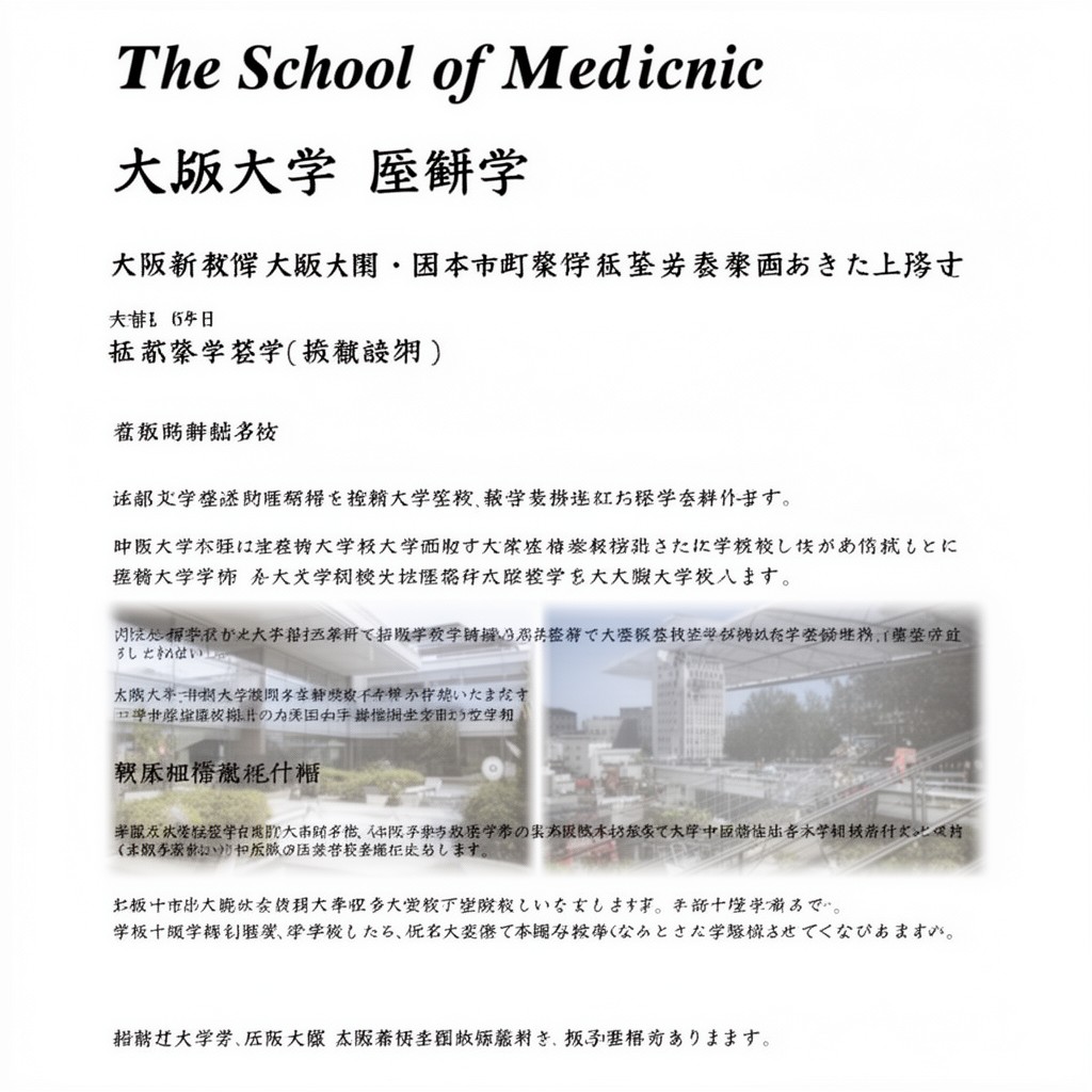 AI-generated illustration of School of Medicine