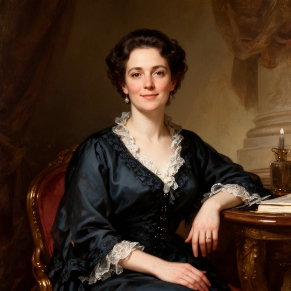 AI-generated illustration of Mary Van Cortlandt Jay